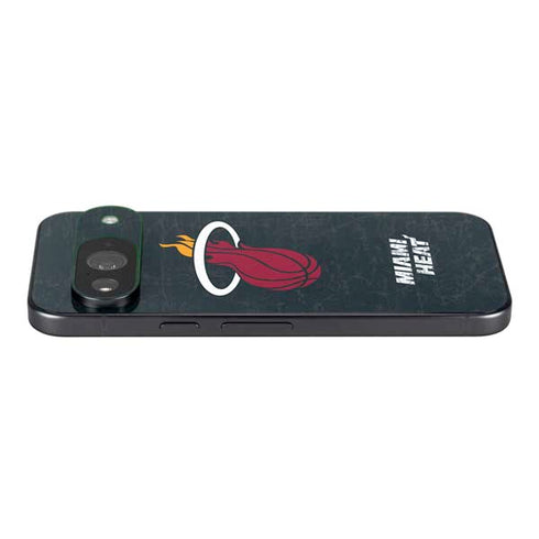 NBA Miami Heat Black Partial Logo Google Pixel 9 Skin